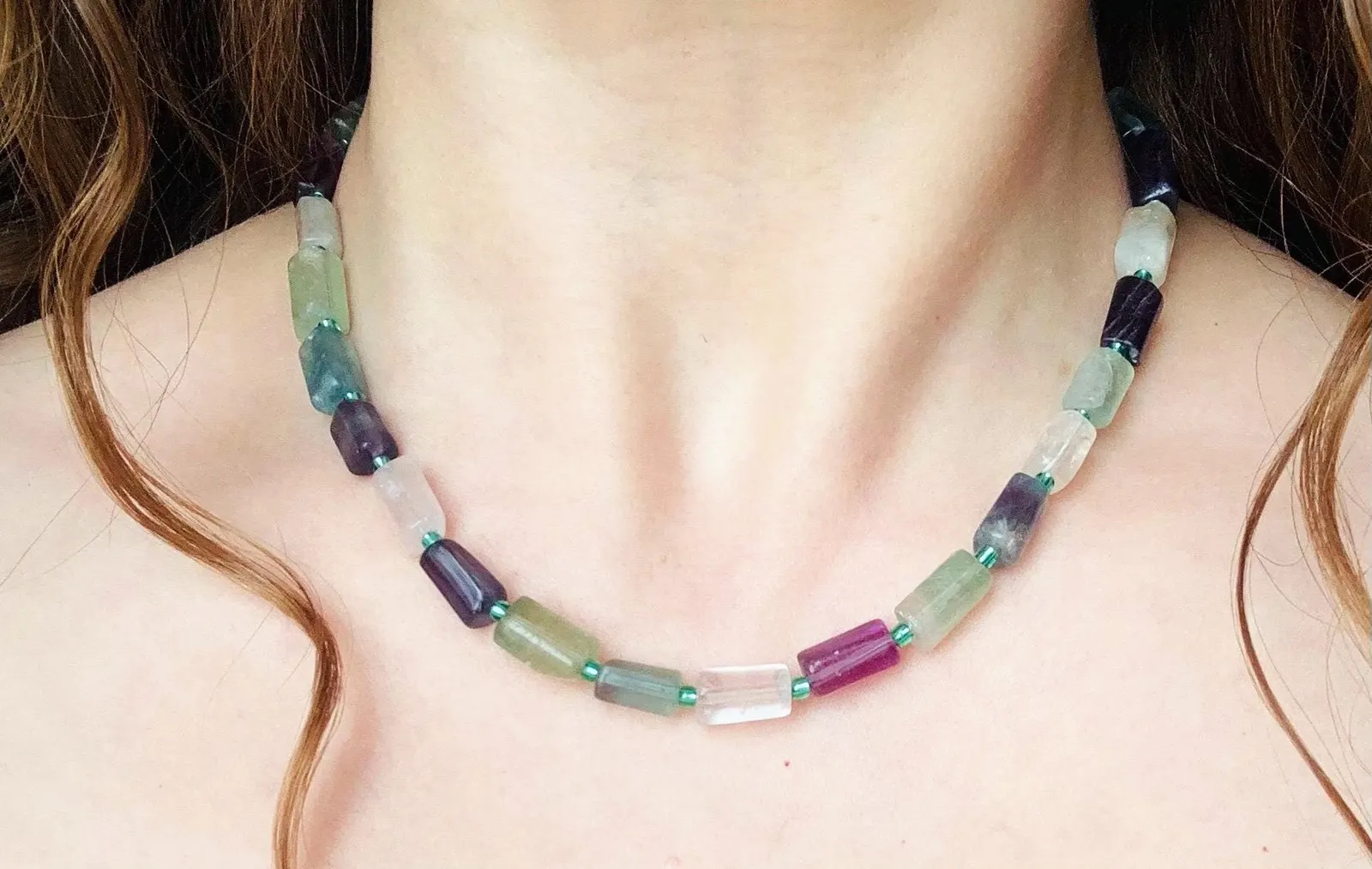 Mosaic Necklace by Simone Chagoya
