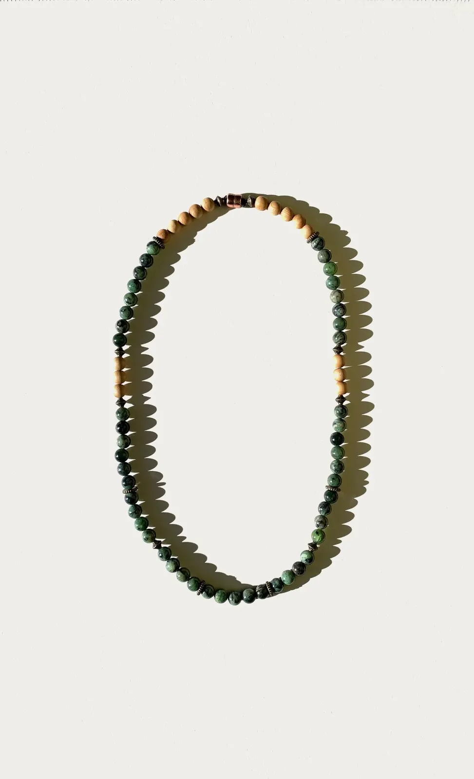 African Jade Necklace by Simone Chagoya