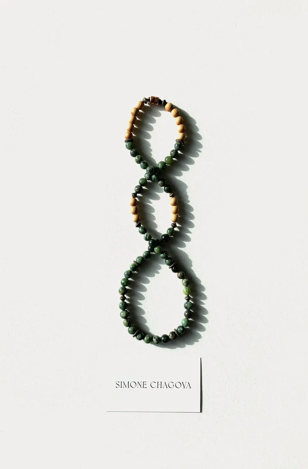 African Jade Necklace by Simone Chagoya