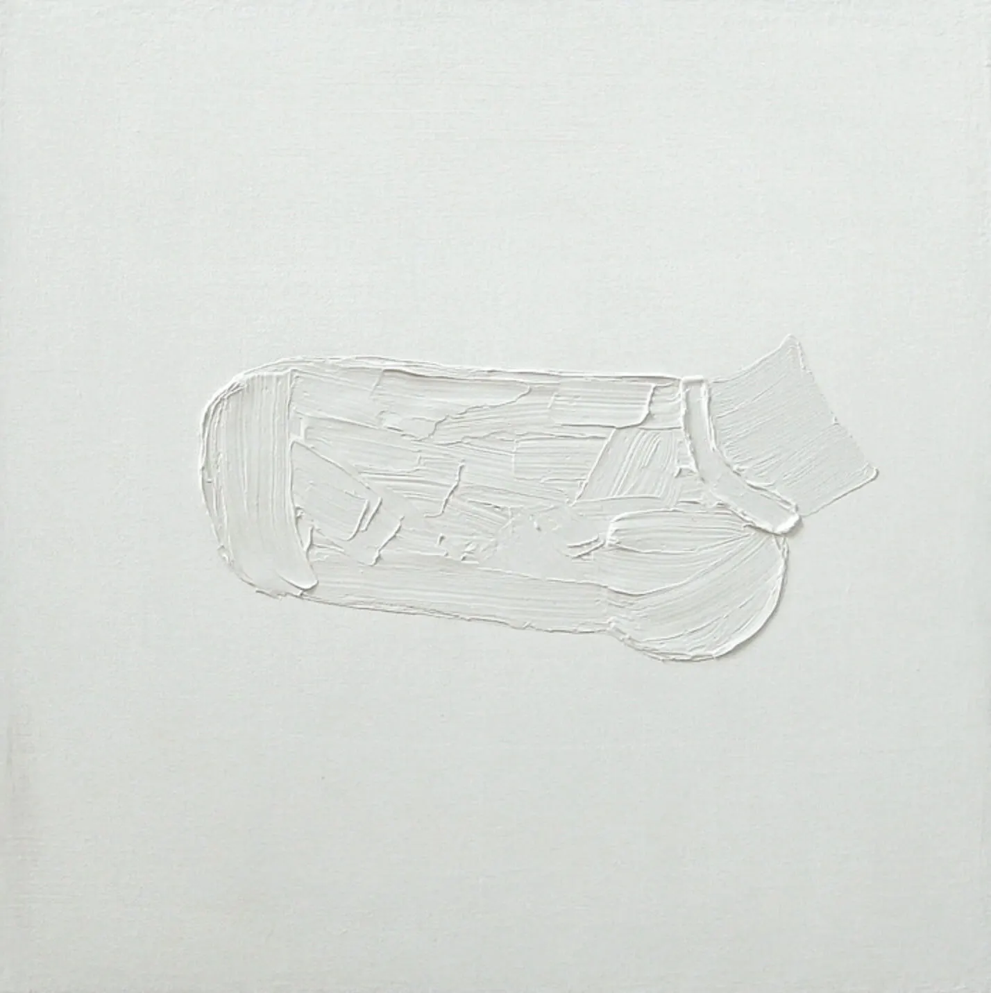 Girl Sock, Worn by a Boy, 2011 Oil on canvas by Simone Chagoya