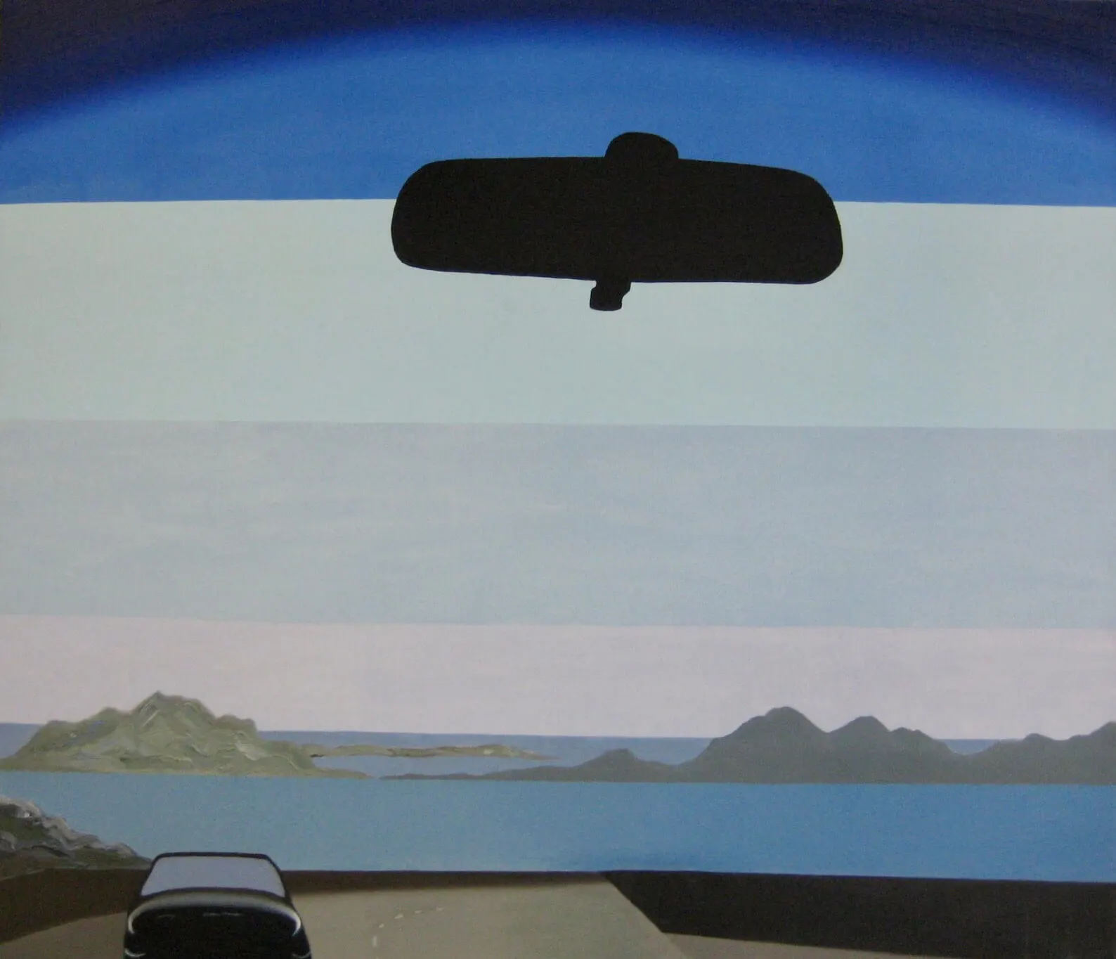 My Farthest of Travels, 2009 Oil on canvas by Simone Chagoya